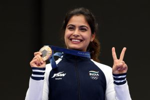 Indian shooter Manu Bhaker scripts history, becomes first Indian woman to win medal in shooting at Olympics