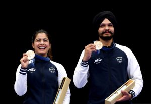 Manu Bhaker becomes first Indian woman to win two medals at a single Olympics edition