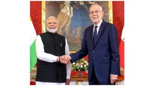 Vienna: PM Modi calls on President of Austria Alexander Van der Bellen