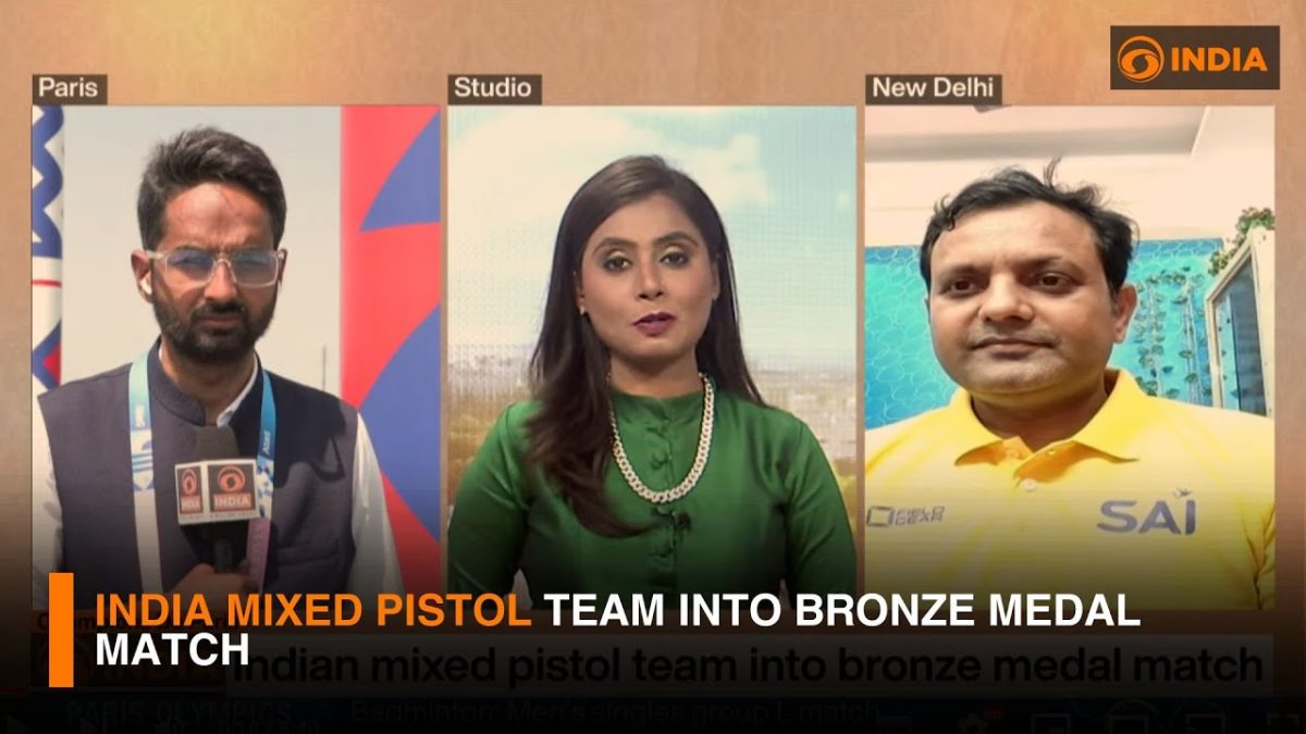 India mixed pistol team into bronze medal match