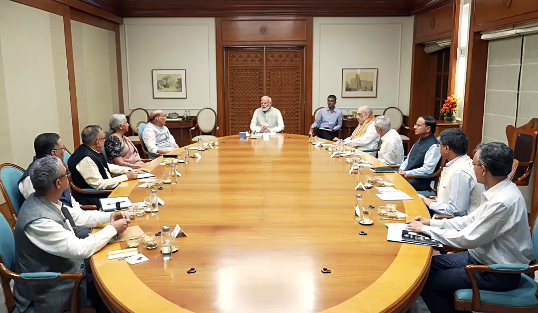 PM Modi chairs committee on security meeting, briefed on