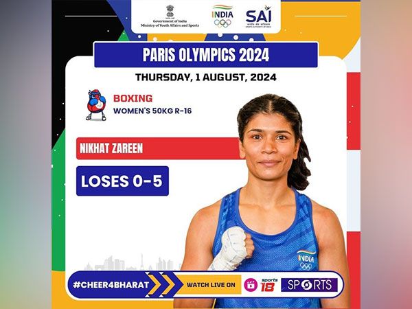 Paris Olympics: Nikhat Zareen bows out after defeat against China’s Wu Yu