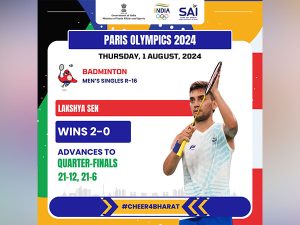 Paris Olympics: India shuttler Lakshya Sen topples compatriot HS Prannoy to move into quarter-finals