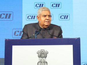 Vice President Dhankhar urges united global action on climate change at 19th CII India-Africa Business Conclave