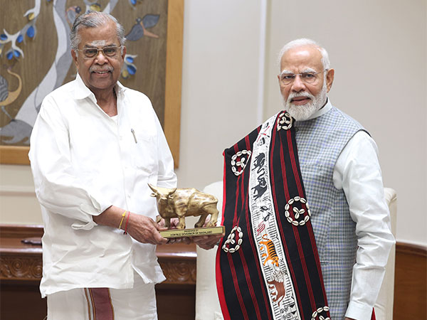 PM Modi meets Nagaland governor La Ganesan in Delhi