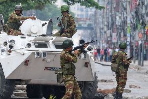 Who is the Bangladesh army chief who announced PM Sheikh Hasina's resignation