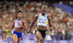 Paris Olympics: Julien Alfred becomes fastest woman in the world