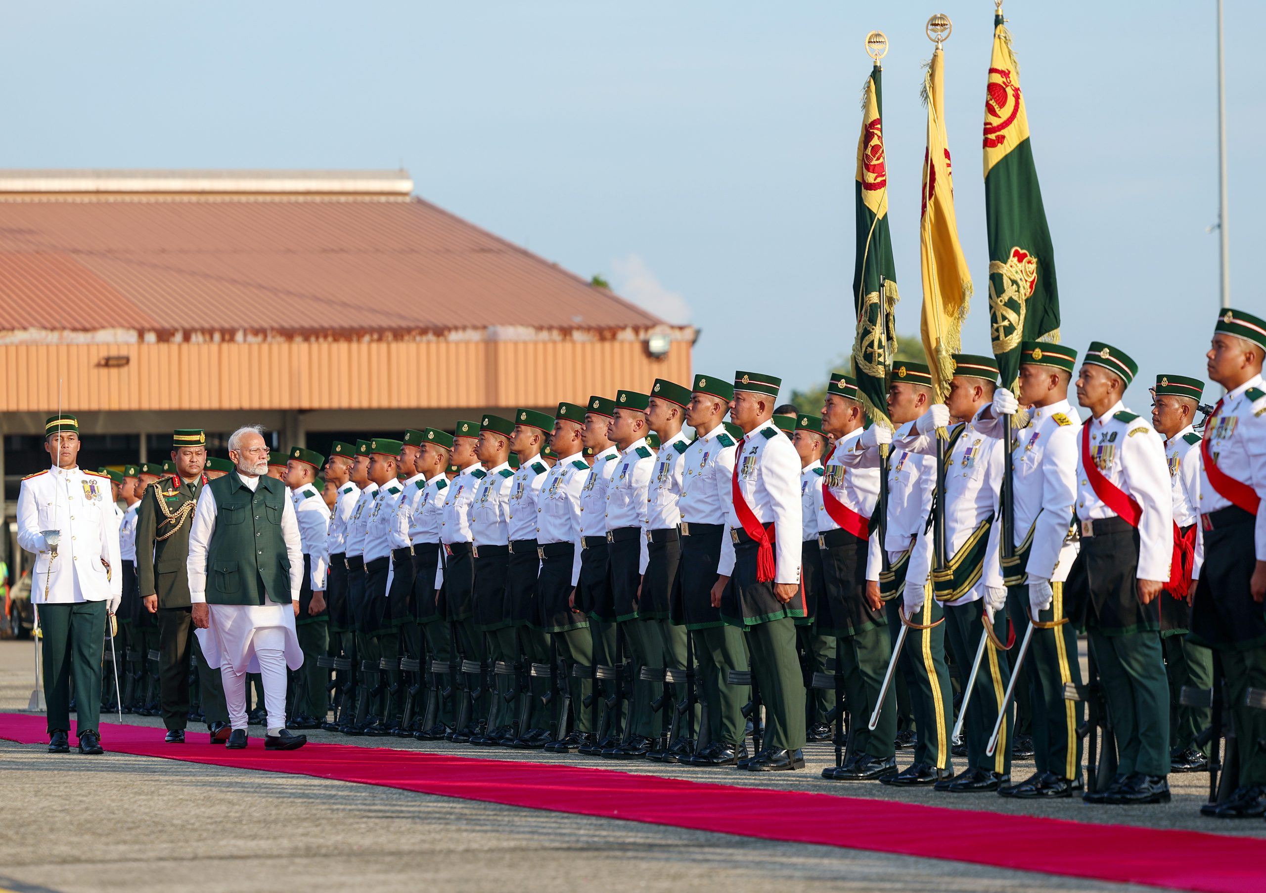 PM Modi arrives in Brunei on historic first bilateral visit by an Indian PM