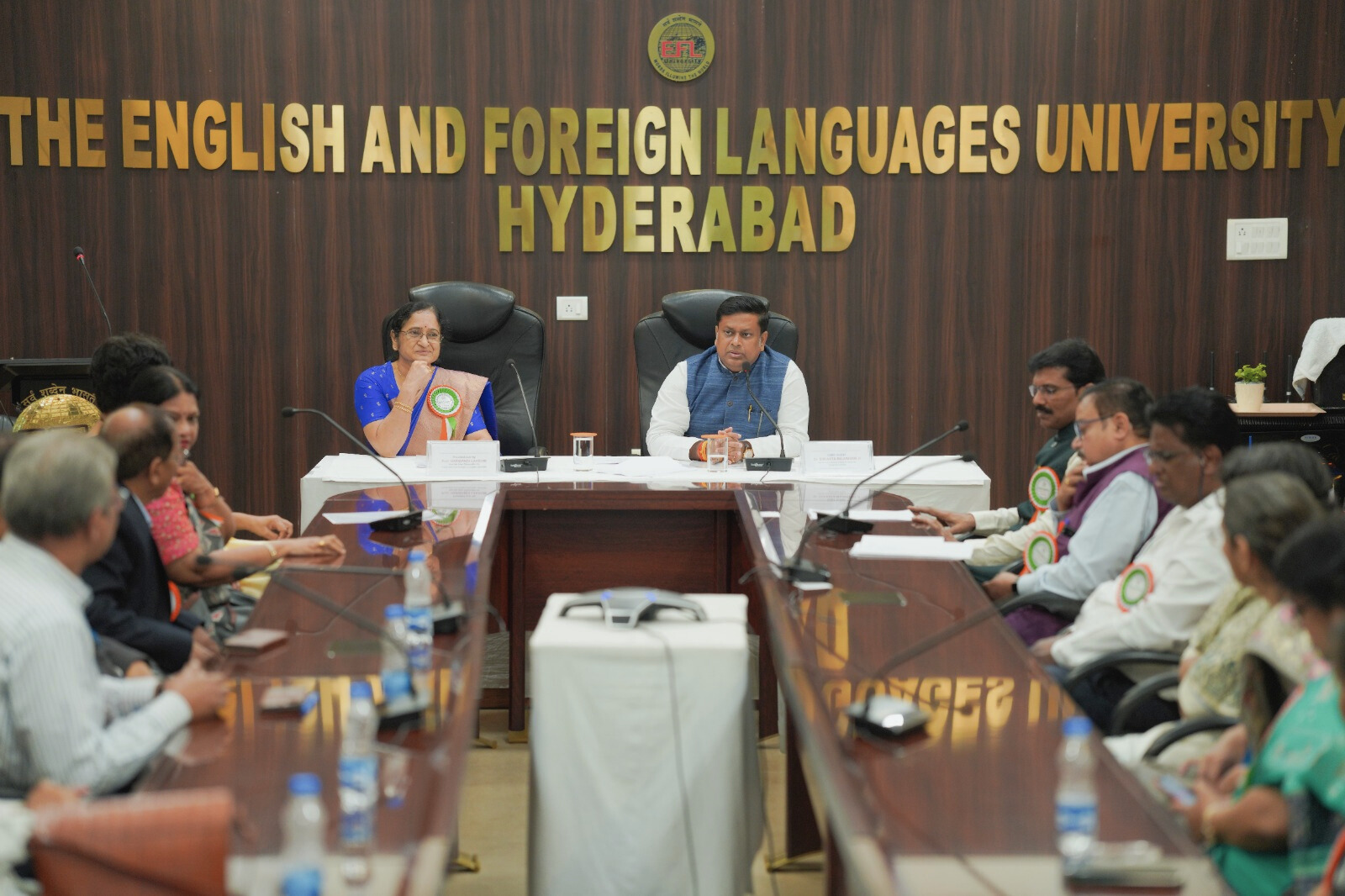 Dr. Sukanta Majumdar inaugurates Safai Mitra Suraksha Shivir at EFLU Hyderabad