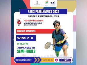 Paris Paralympics: Manisha Ramadass advances to semi-final after beating Japan's Mamiko