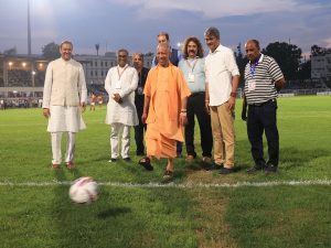 Yogi govt to build 18 football stadiums and 827 football grounds in Uttar Pradesh