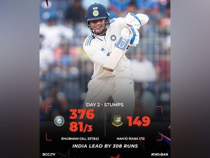 IND vs BAN, 1st Test Day 2: India end Day 2 at 81/3, lead Bangladesh by 308 runs