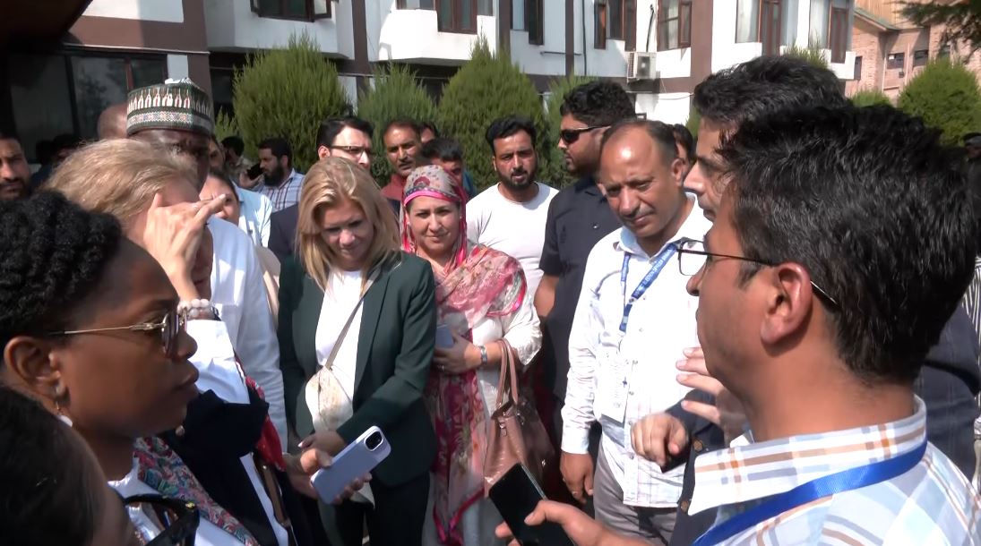 Diplomats from 15 countries witness polling in Srinagar, Budgam; say they are impressed by the process