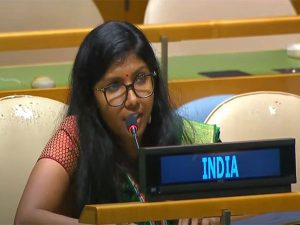 India hits back at Pakistan's PM over Kashmir statement at UNGA, calls it 'Travesty' and 'Hypocrisy at its worst'