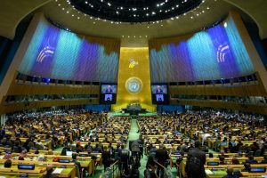 Leaders at climate change meetings in New York warn of growing mistrust between nations