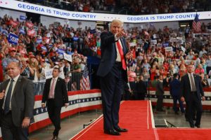 Donald Trump and Kamala Harris woo Black voters in battleground state of Georgia