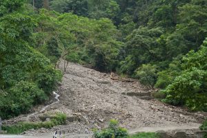 Kanti Highway blocked by landslide as monsoon rains persist across Nepal