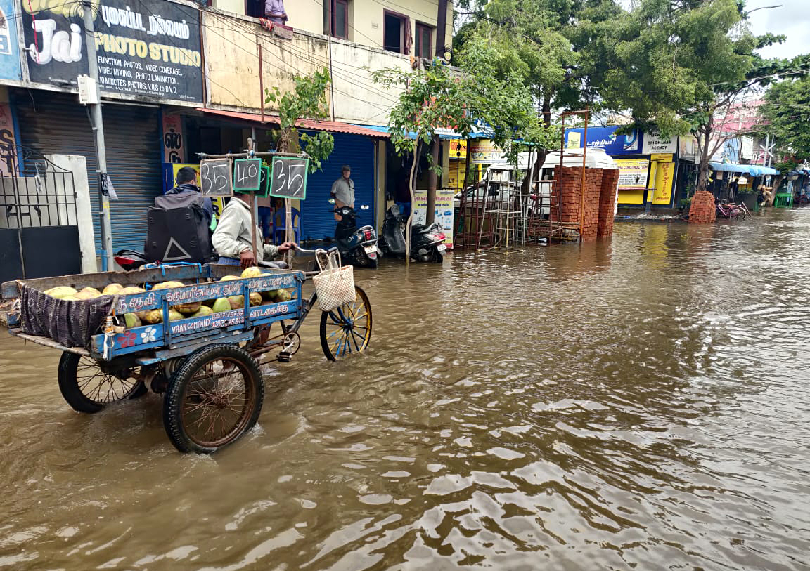 Tamil Nadu: Tiruvallur faces waterlogging after heavy downpour; IMD forecasts more rain across the state