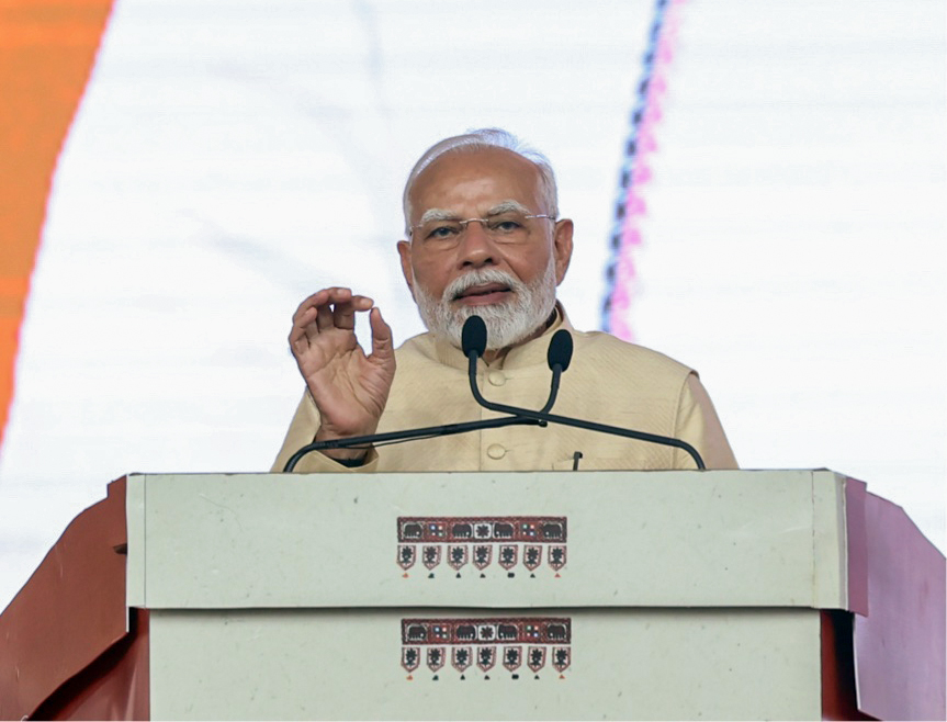 PM Modi inaugurates projects worth ₹4,800 crore in Amreli, Gujarat