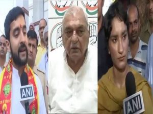 Vinesh Phogat trails after six rounds; Hooda, Aditya Surjewala lead, BJP headed for hat-trick in Haryana