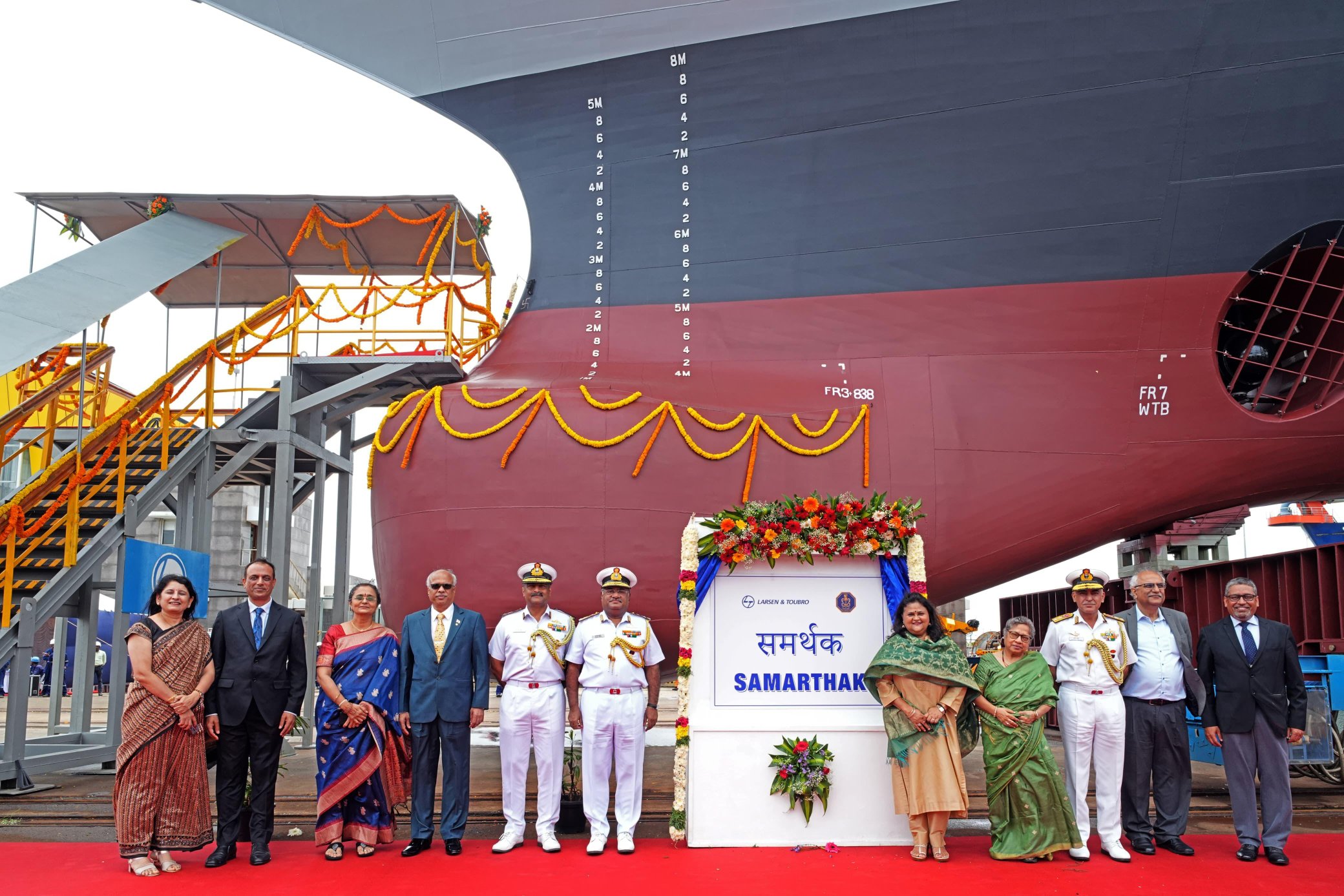 India launches first indigenous multi-purpose vessel ‘Samarthak’