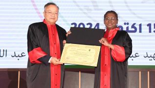 President Murmu conferred Honorary Doctorate in Algeria