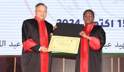 President Murmu conferred Honorary Doctorate in Algeria