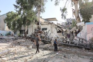 Israeli strike kills dozens in north Gaza town, Gaza health ministry says