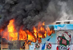 School bus catches fire in Thailand, 25 feared dead