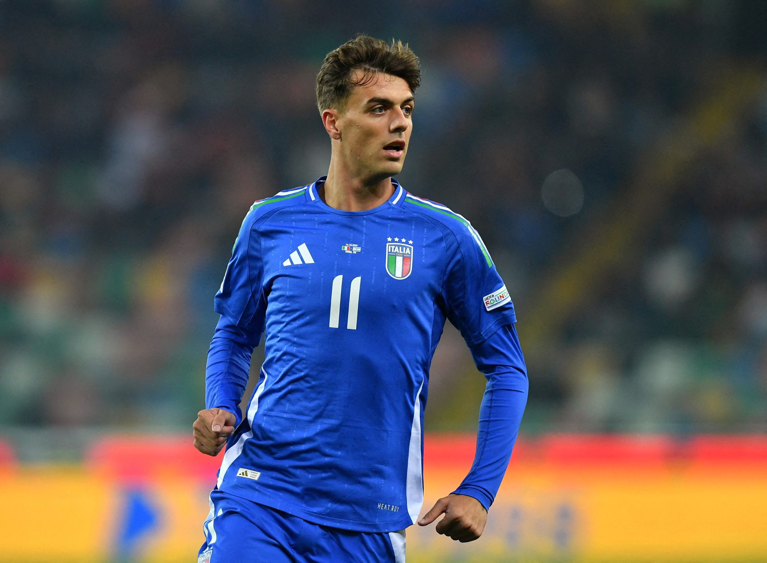 Nations League: Daniel Maldini makes Italy debut in win over Israel amid high security