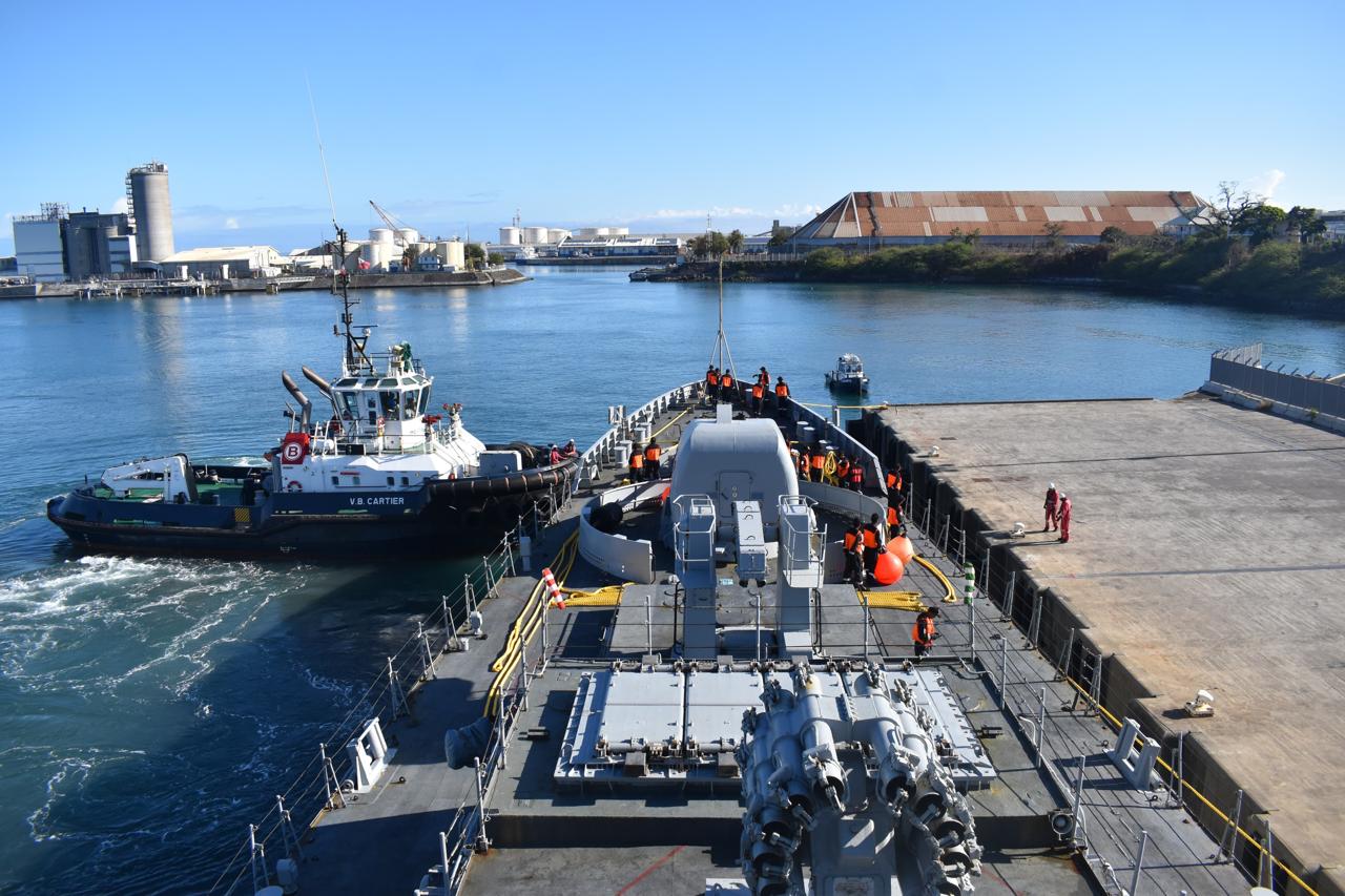 INS Talwar docks at La Réunion, strengthening India-France maritime cooperation