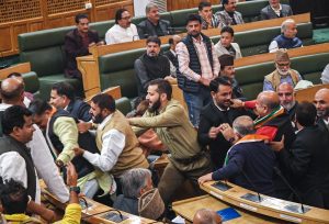 Ruckus in J-K assembly assembly over resolution on Article 370 restoration; BJP calls it "darkest day of democracy"
