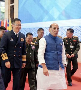 India advocates dialogue to resolve complex international issues, says Rajnath Singh in Laos
