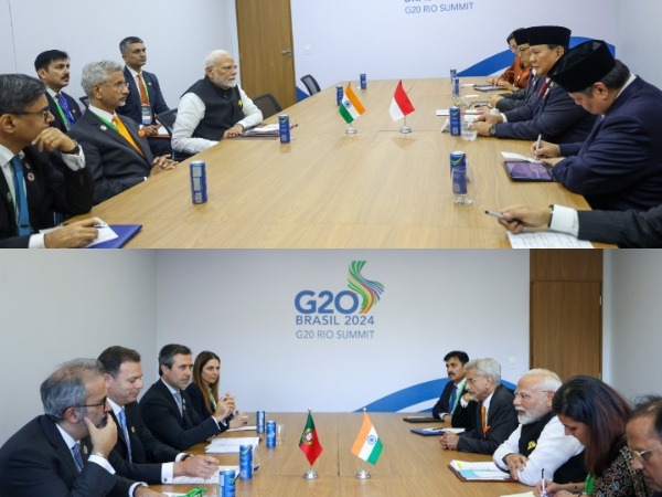 PM Modi holds bilateral meetings with Indonesia and Portugal at G20 Summit in Brazil