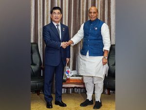 Rajnath Singh meets his South Korean, Australian and New Zealand counterparts in Laos