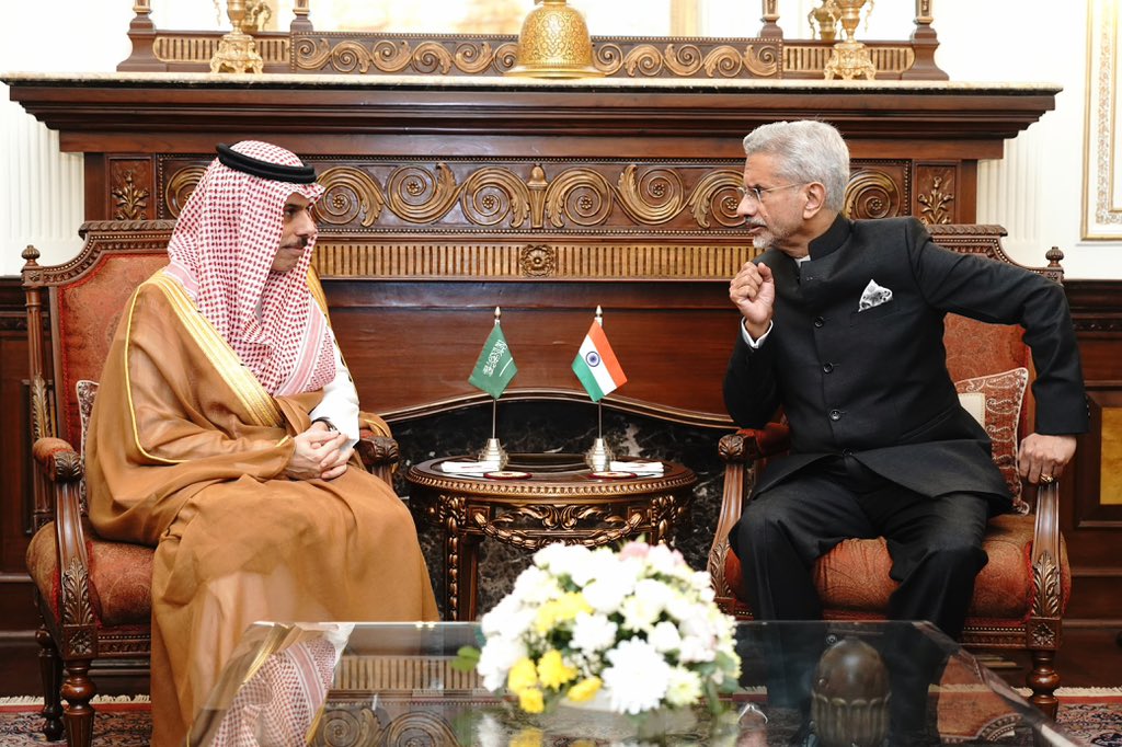 EAM Jaishankar holds bilateral talks with Saudi Foreign Minister Faisal bin Farhan Al Saud