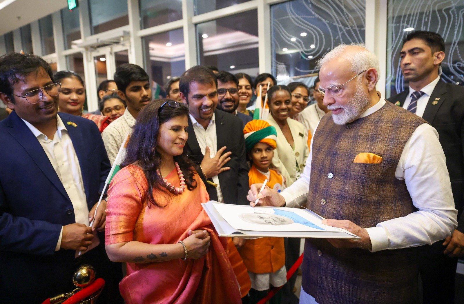 PM Modi thanks Indian diaspora in Guyana for warm welcome