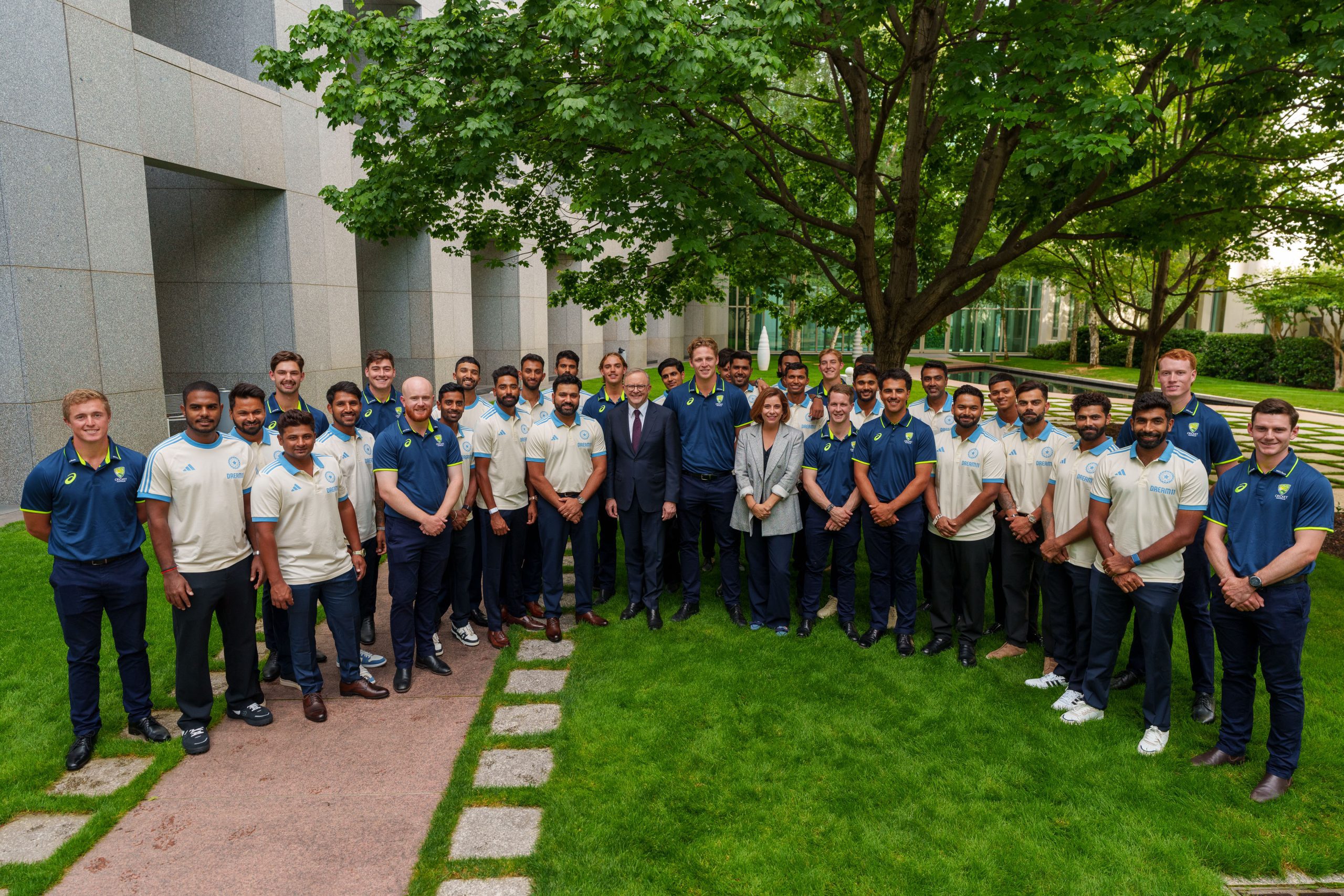 Australian PM Anthony Albanese meets Indian cricket team ahead of warm-up match