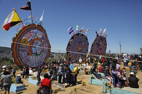 Guatemalans celebrate Day of the Dead with spectacular giant kites