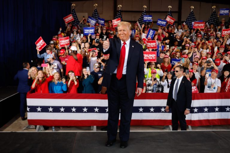 "I feel very confident" Donald Trump after casting his ballot in