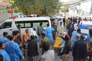 At least 24 killed in Pakistan train station bomb blast, police say