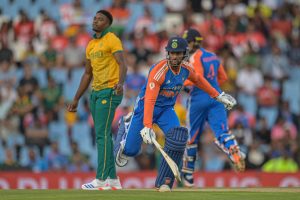 Tilak Varma's century guides India to 11-run win over South Africa after ant invasion halts play