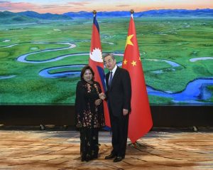 Nepal's Foreign Minister Dr Arzu Rana Deuba meets Wang Yi in Chengdu
