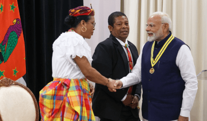 PM Modi dedicates Dominica’s top National Award to 140 crore Indians