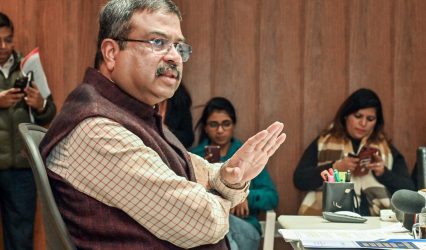 Dharmendra Pradhan interacts with athletes, reviews education initiatives in Bhopal