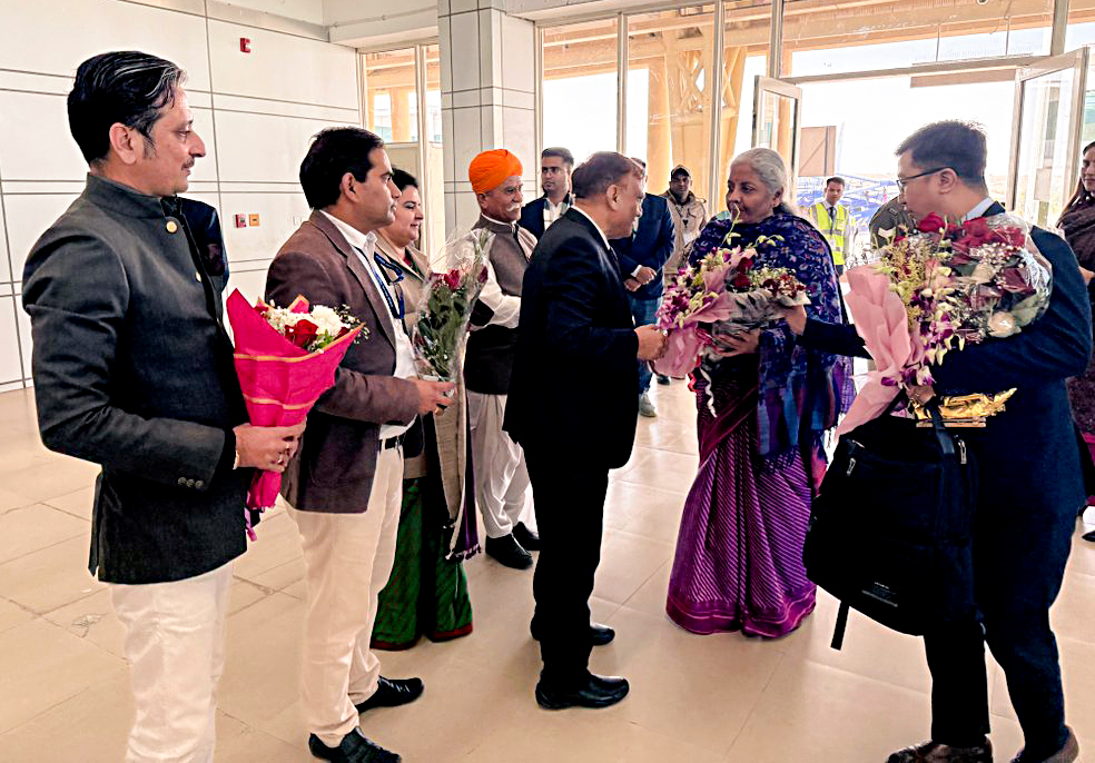 Finance Minister Nirmala Sitharaman holds pre-budget meeting in Jaisalmer