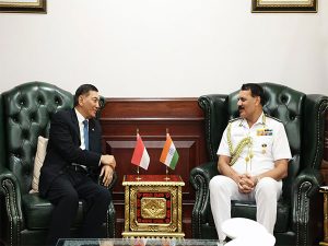 Admiral Dinesh Tripathi, Indonesia's Defence Minister Discuss Growing Defence Ties