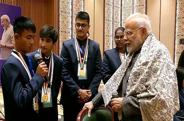 PM Modi interacts with recipients of Pradhan Mantri Rashtriya Bal Puraskar