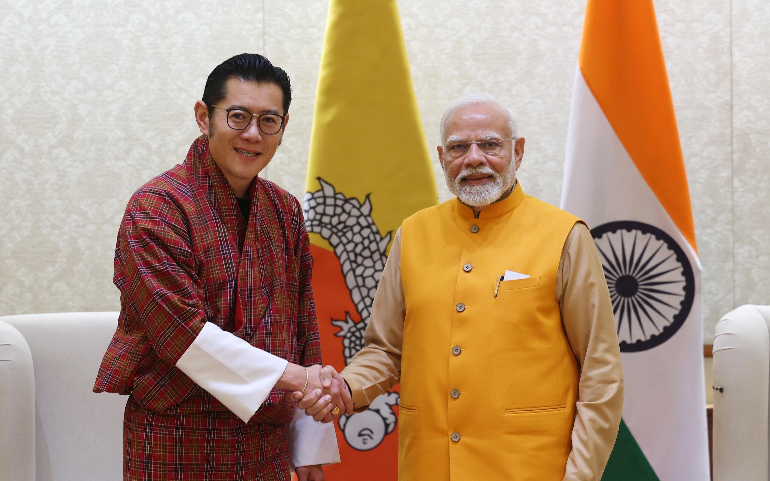 Bhutan King Jigme Khesar Namgyel Wangchuck meets PM Modi in New Delhi