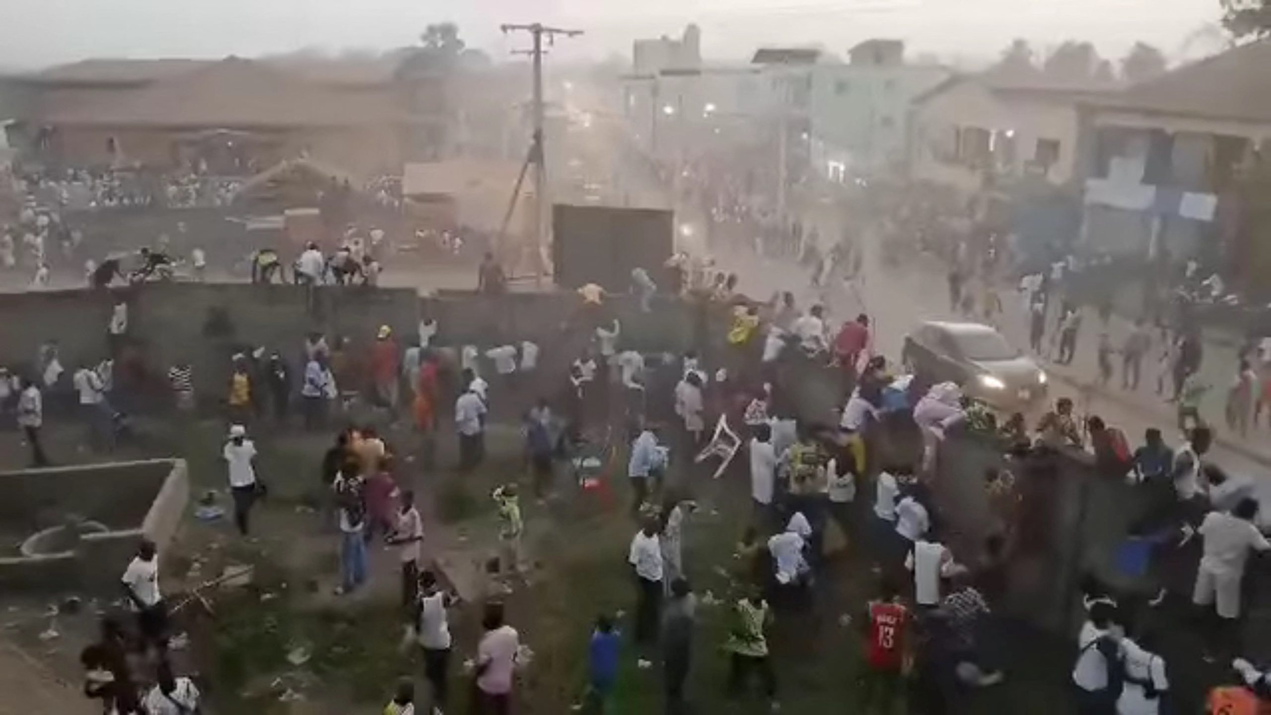 Dozens reported killed in Guinea soccer stadium crush